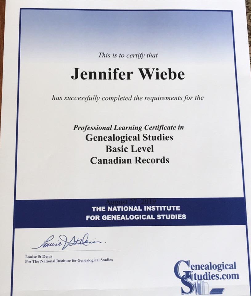 Genealogy Education and&nbsp;Certification